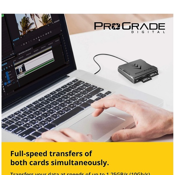 CFexpress Type A and SDXC/SDHC UHS-II Dual-Slot Card Reader | USB 3.2 Gen 2 - Picture 3 of 6